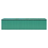 Garden Shed Green 257x779x181 cm Galvanised steel