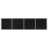 Raised Garden Bed 320x40x77 cm Galvanised Steel Anthracite