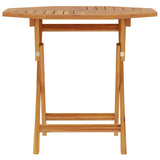 Folding Garden Table 85x85x76 cm Solid Teak Wood