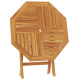 Folding Garden Table 85x85x76 cm Solid Teak Wood