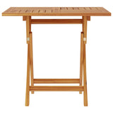 Folding Garden Table 85x85x76 cm Solid Teak Wood