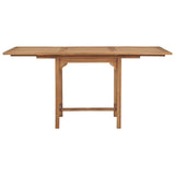 Extending Garden Table (110-160)x80x75cm Solid Teak Wood