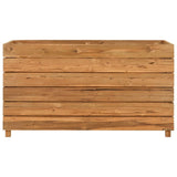 Raised Bed 100x40x55 cm Recycled Teak Wood and Steel