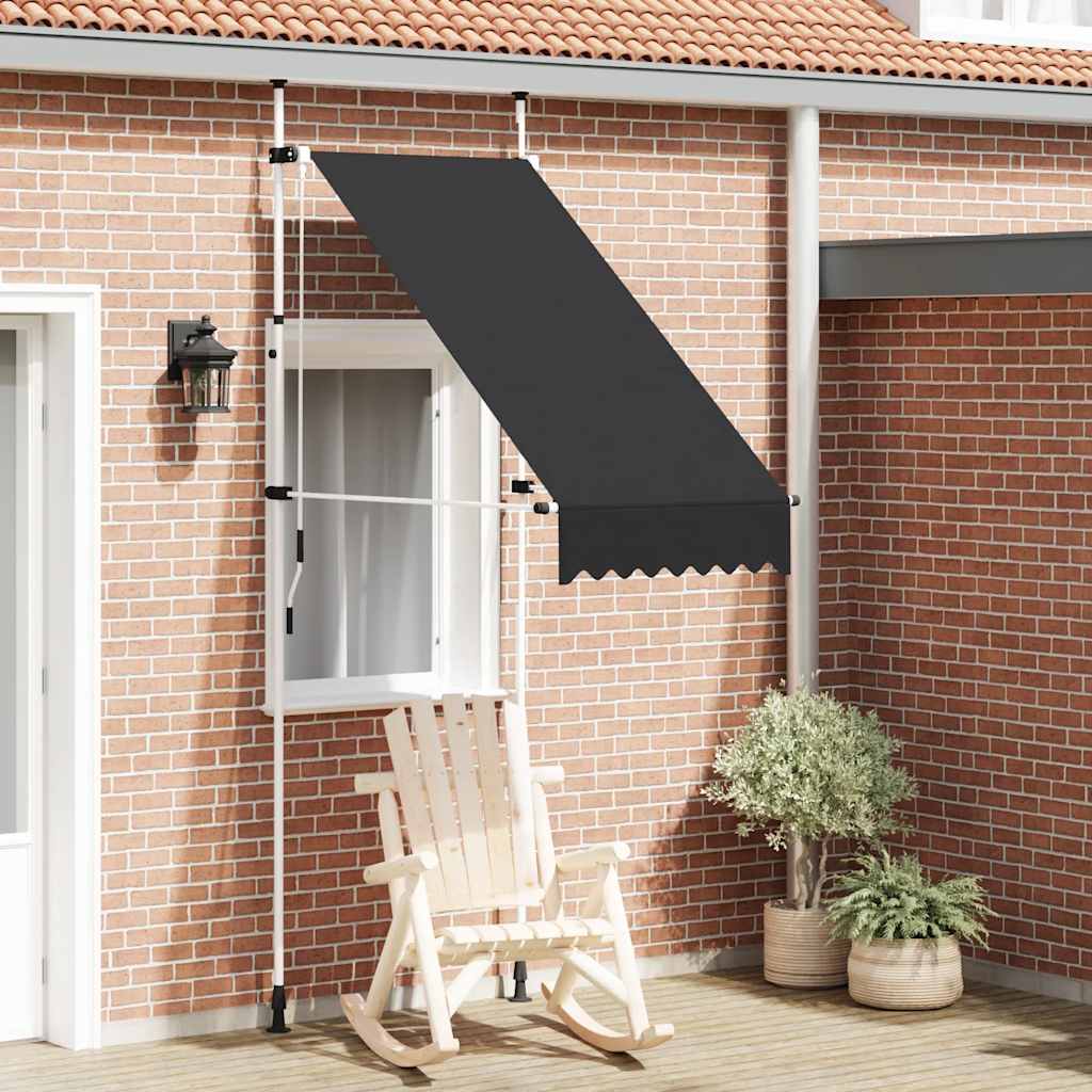Manual Retractable Awning 100 cm Anthracite