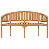 Banana Bench 151 cm Solid Teak Wood