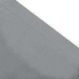 Outdoor Lounge Bed with Canopy Grey