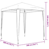 Party Tent 2x2 m Blue