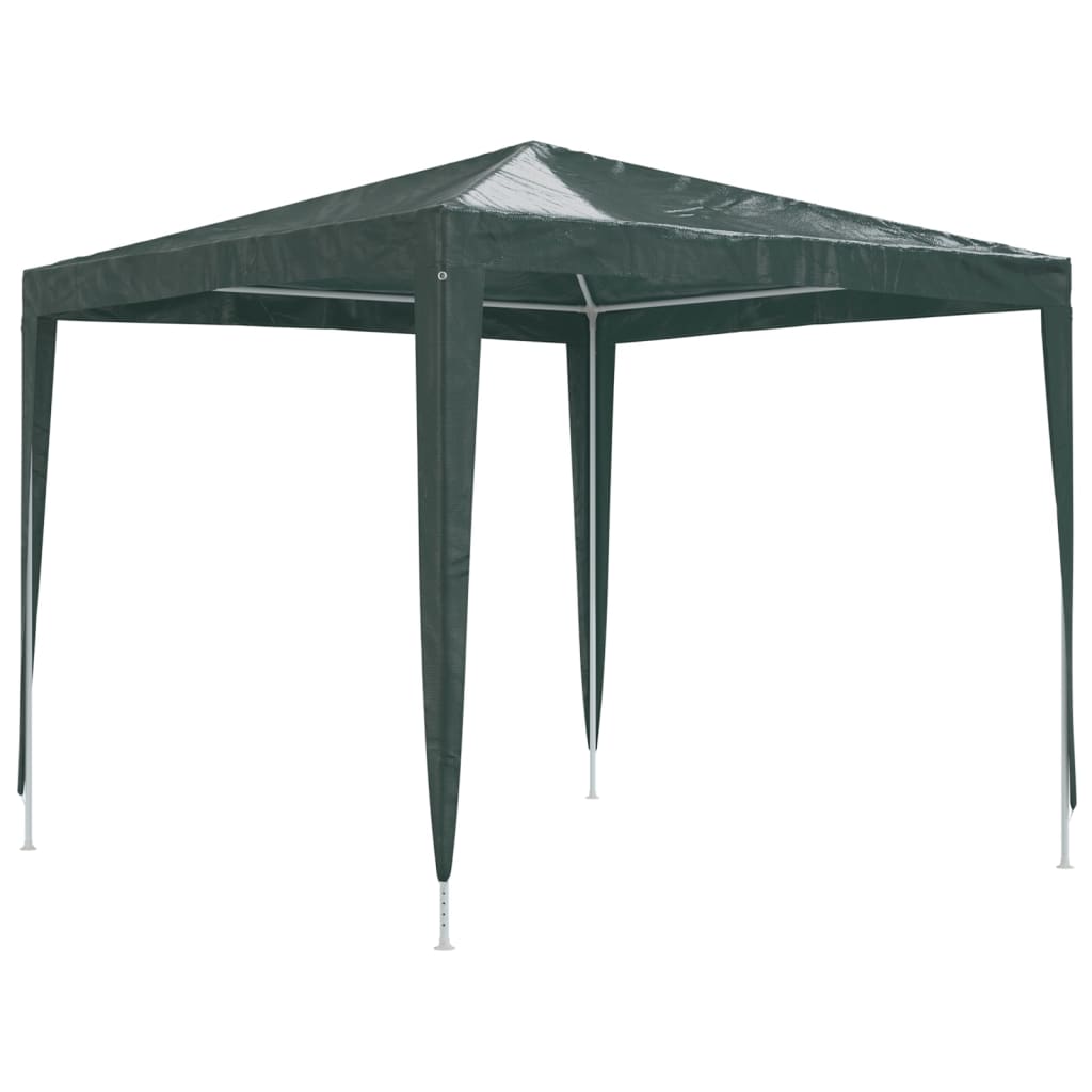 Professional Party Tent 2.5x2.5 m Green 90 g/m²