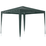 Professional Party Tent 2.5x2.5 m Green 90 g/m²