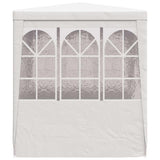 Professional Party Tent with Side Walls 2.5x2.5 m White 90 g/m²