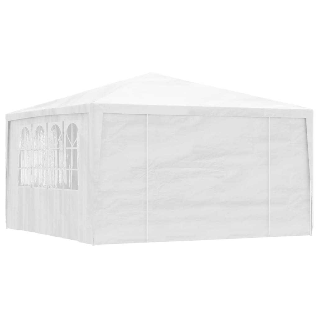 Professional Party Tent with Side Walls 4x4 m White 90 g/m?