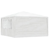 Professional Party Tent with Side Walls 4x4 m White 90 g/m?