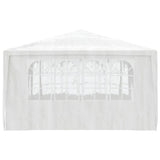 Professional Party Tent with Side Walls 4x4 m White 90 g/m?