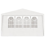 Professional Party Tent with Side Walls 4x6 m White 90 g/m?