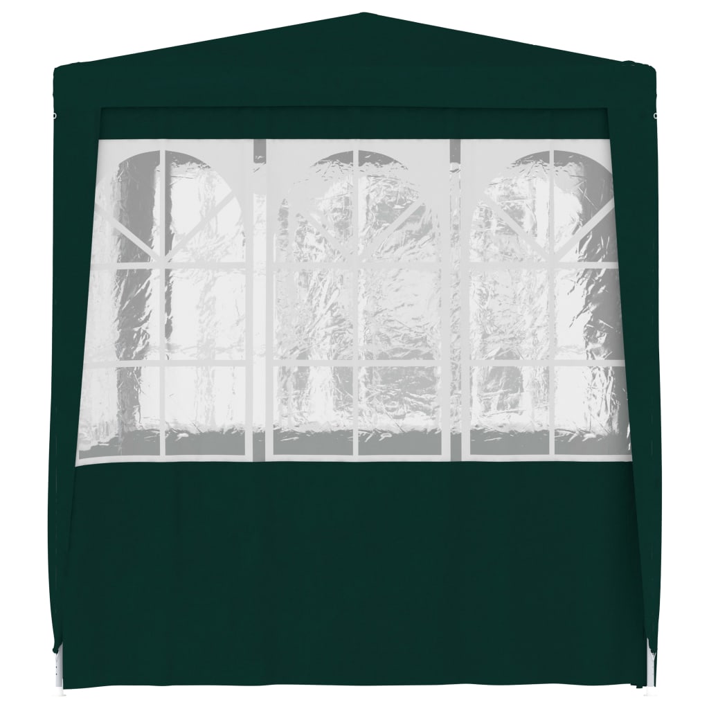 Professional Party Tent with Side Walls 2x2 m Green 90 g/m?