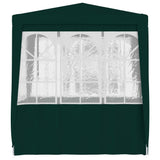 Professional Party Tent with Side Walls 2x2 m Green 90 g/m?