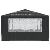 Professional Party Tent with Side Walls 4x4 m Anthracite 90 g/m?