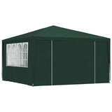 Professional Party Tent with Side Walls 4x4 m Green 90 g/m?