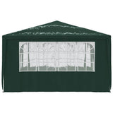 Professional Party Tent with Side Walls 4x4 m Green 90 g/m?