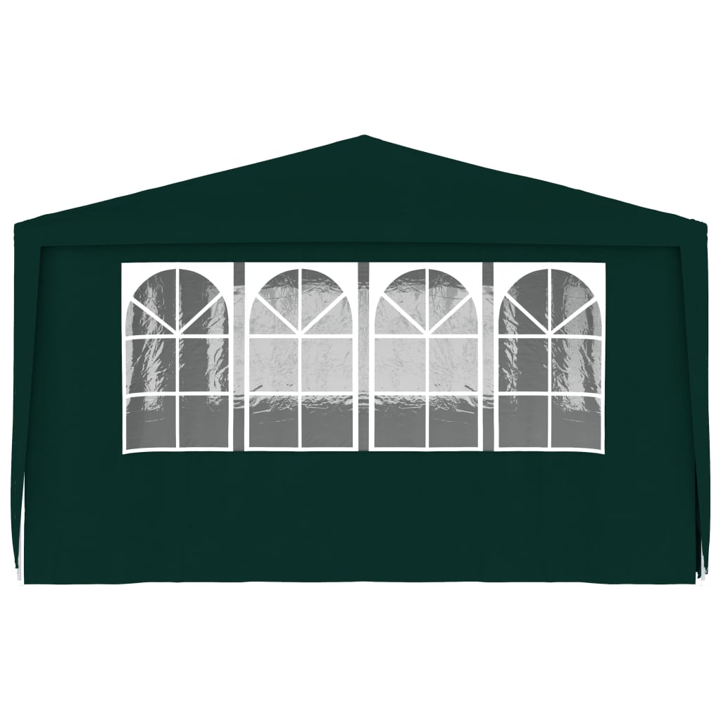 Professional Party Tent with Side Walls 4x6 m Green 90 g/m?