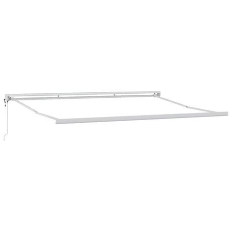 Awning White 4.5 x 3 m Metal