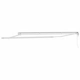 Awning White 4.5 x 3 m Metal