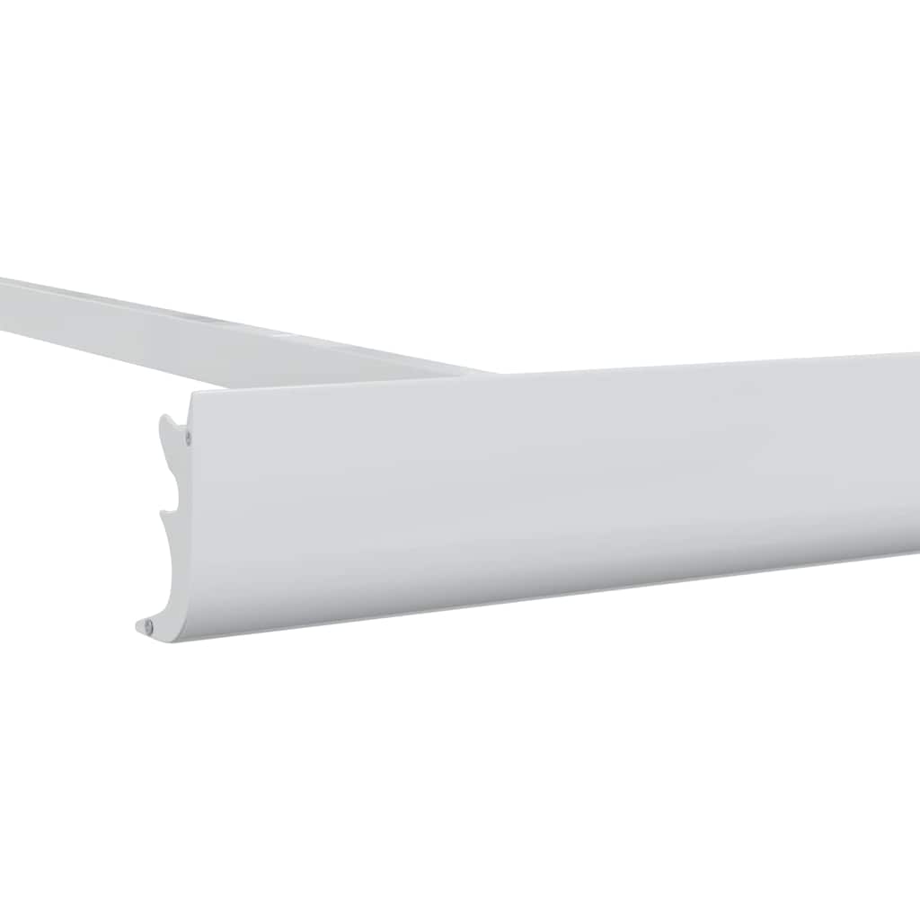 Awning Manual White 4.5 x 3 m Metal