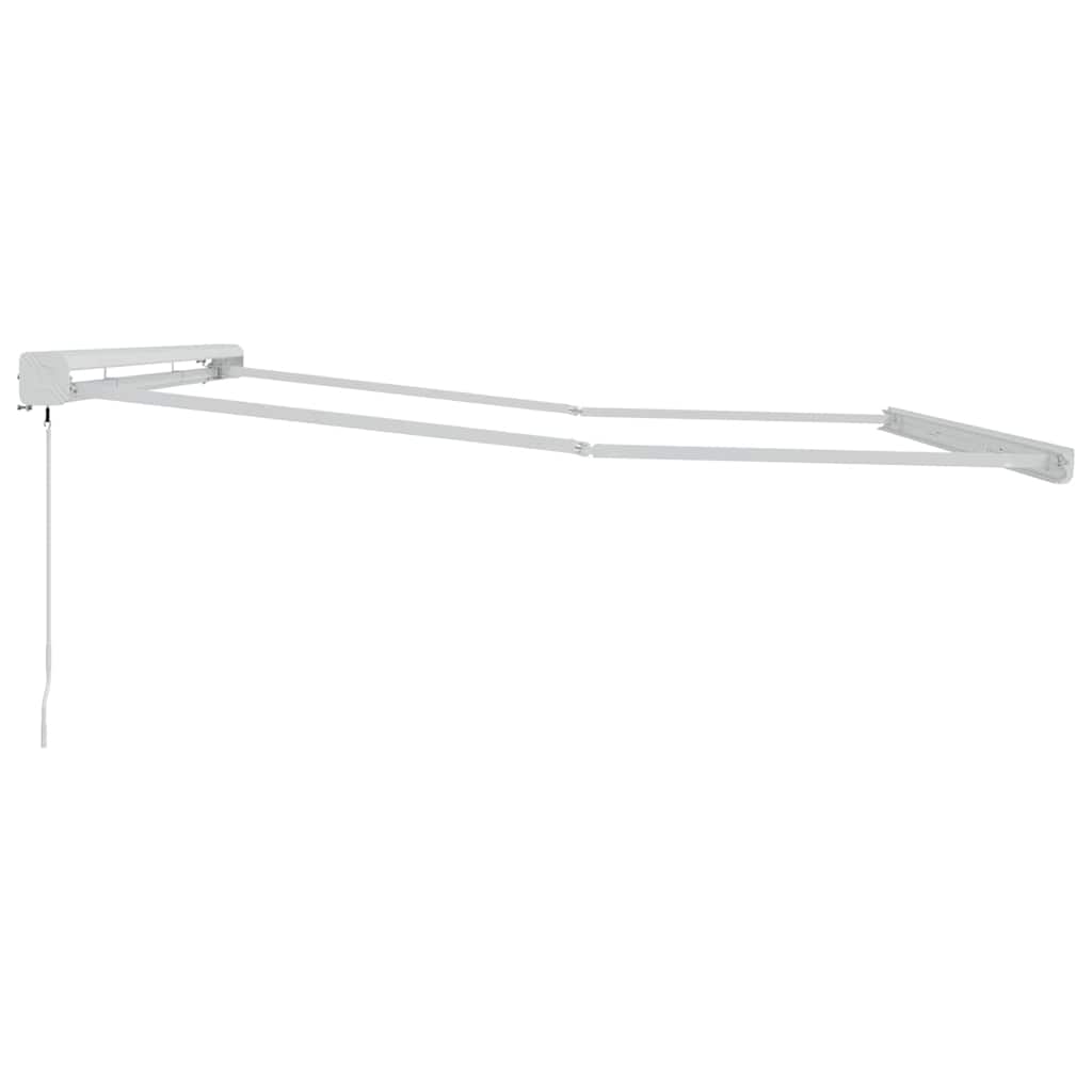Awning Manual White 4.5 x 3 m Metal