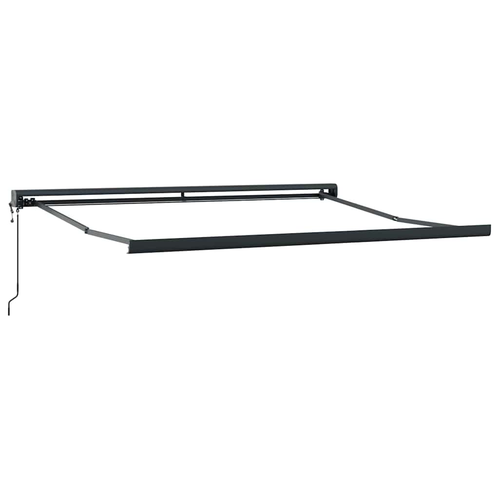 Awning Anthracite 3.5 x 2.5 m Metal