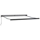 Awning Anthracite 3.5 x 2.5 m Metal