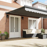 Awning Anthracite 4 x 3 m Metal