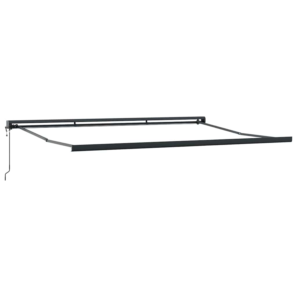 Awning Anthracite 4 x 3 m Metal