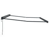 Awning Anthracite 4 x 3 m Metal