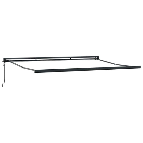 Awning Anthracite 4.5 x 3 m Metal