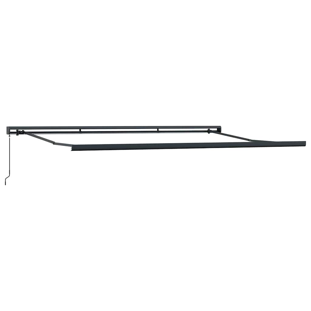 Awning Manual Anthracite 4.5 x 3 m Metal