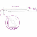 Awning Manual Anthracite 5 x 3 m Metal