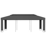 Gazebo with Double Roof 3x6 m Anthracite