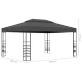 Gazebo 3x4 m Anthracite