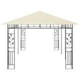 Gazebo with Mosquito Net 6x3x2.73 m Cream