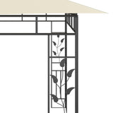 Gazebo with Mosquito Net 6x3x2.73 m Cream