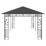 Gazebo with Mosquito Net 6x3x2.73 m Anthracite