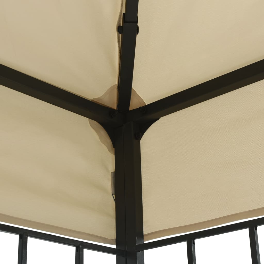 Gazebo 3x3 m Cream