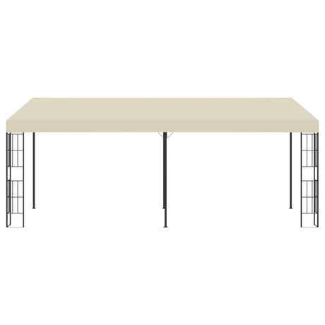 Wall-mounted Gazebo 3x6 m Cream Fabric