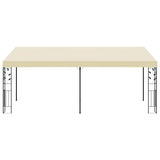 Wall-mounted Gazebo 6x3x2.5 m Cream