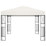 Gazebo 3x3 m Cream Fabric