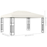 Gazebo 3x4 m Cream Fabric