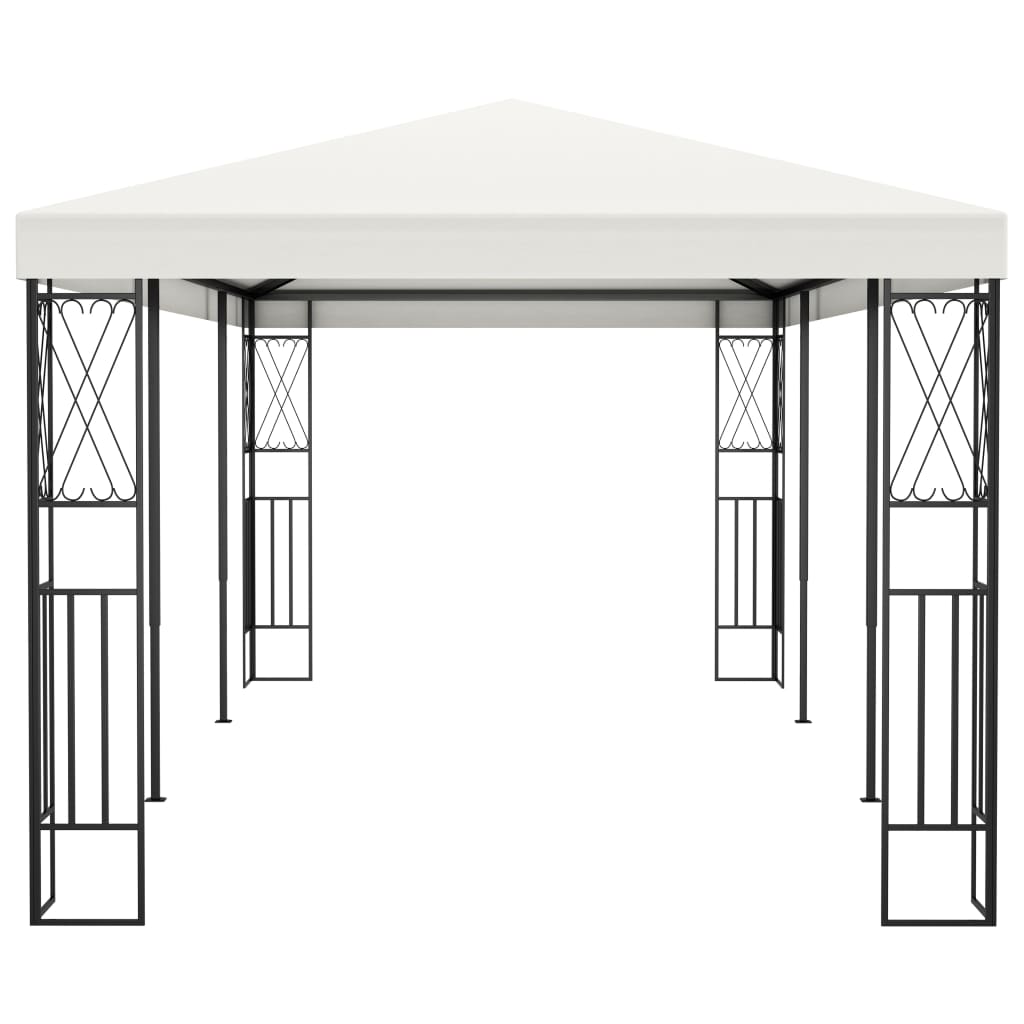 Gazebo 3x6 m Cream Fabric