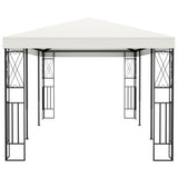 Gazebo 3x6 m Cream Fabric