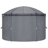 Gazebo with Curtains 520x349x255 cm Anthracite