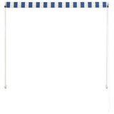 Retractable Awning 100x150 cm Blue and White